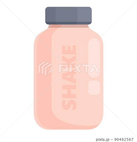 Shake protein jar icon cartoon vector. Sugar food. Binge nut 90482567