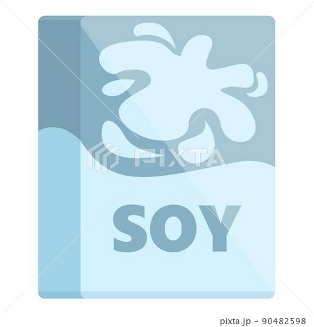 Soy milk pack icon cartoon vector. Food stevia. Vegan alternative Soy milk pack icon cartoon vector. Food stevia. Vegan alternative 90482598