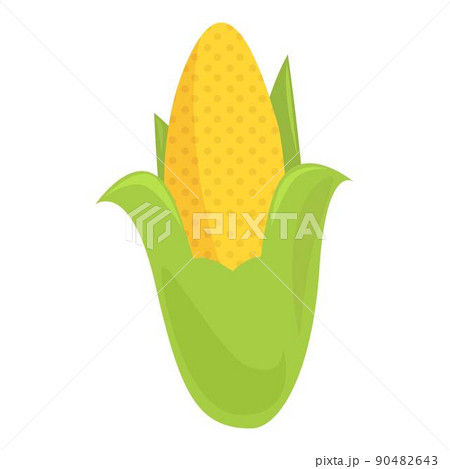 Corn lutein icon cartoon vector. Food diet. Natural health 90482643