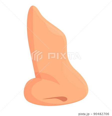 Before rhinoplasty icon cartoon vector. Nose surgery. Nasal skin 90482706