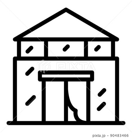 Agronomist building icon, outline style 90483466
