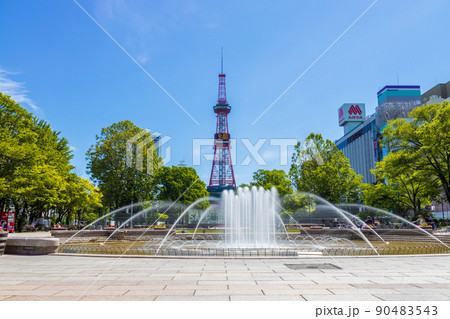 札幌 テレビ塔 さっぽろ大通公園 札幌 テレビ塔 さっぽろ大通公園 90483543