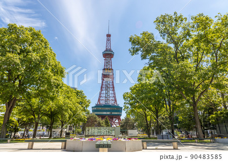 札幌　テレビ塔　さっぽろ大通公園 90483585