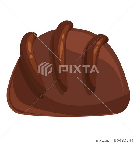 Choco bonbon icon cartoon vector. Candy piece. Milk food 90483944