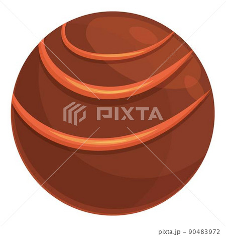 Chocolate dessert icon cartoon vector. Cocoa candy. Cacao food 90483972