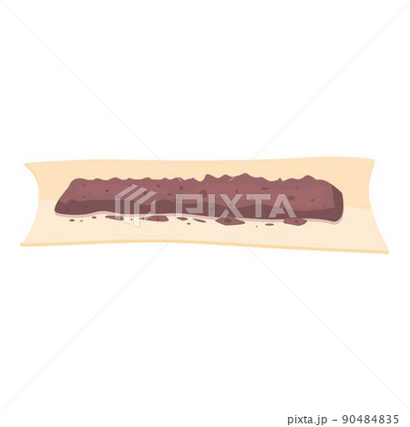 Rolling nicotine cigar icon cartoon vector. Tobacco smoke. Filter carton 90484835