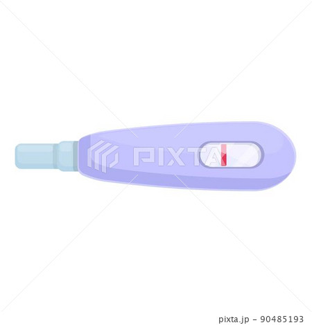 Hormone test icon cartoon vector. Pregnant negative. Digital pack Hormone test icon cartoon vector. Pregnant negative. Digital pack 90485193