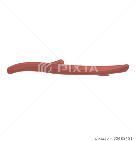 Dog wood stick icon cartoon vector. Pet play. Animal item 90485451