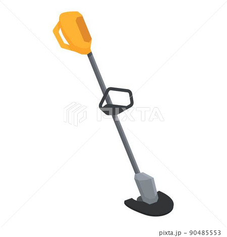 String cutter icon cartoon vector. Lawn grass. Electric machine 90485553
