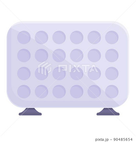 Room heater icon cartoon vector. Electric radiator. Convector heating 90485654