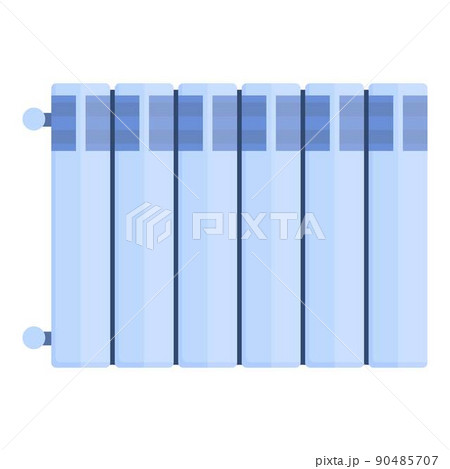 Heater radiator icon cartoon vector. Electric convector. Wall heating 90485707