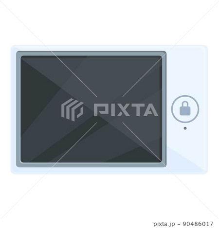 Telephone intercom icon cartoon vector. Video door. Home control 90486017
