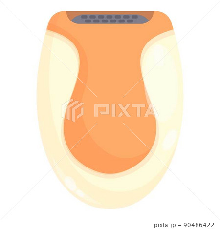 Leg epilation icon cartoon vector. Hair cream. Skin body 90486422