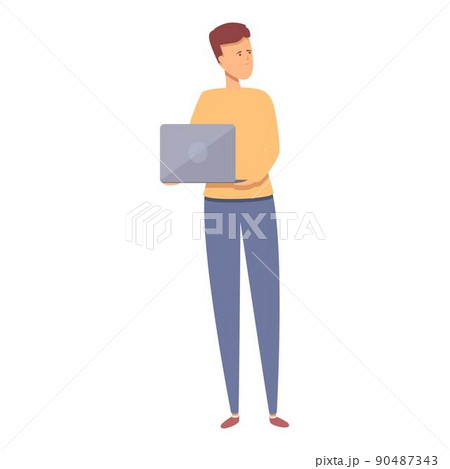 It brand builder icon cartoon vector. Build word. Strategy value 90487343