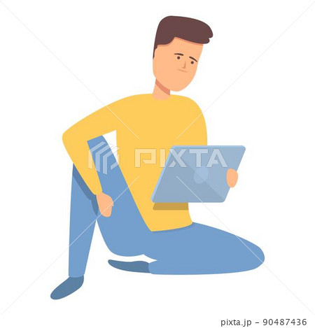 Self digital reading icon cartoon vector. Store book. Store education 90487436