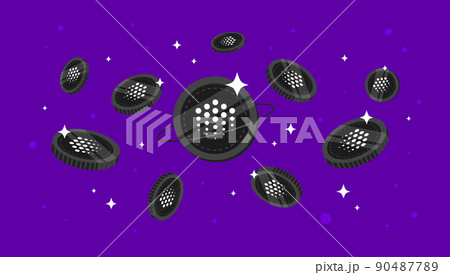 Ocean Protocol (OCEAN) coins falling from the sky. OCEAN cryptocurrency concept banner background. Ocean Protocol (OCEAN) coins falling from the sky. OCEAN cryptocurrency concept banner background. 90487789