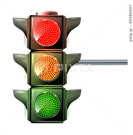 red yellow traffic light