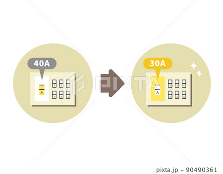 夏の省エネ対策_HTT_A01_008 90490361