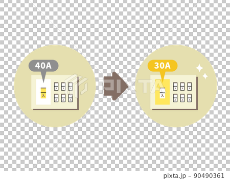 夏の省エネ対策_HTT_A01_008 90490361