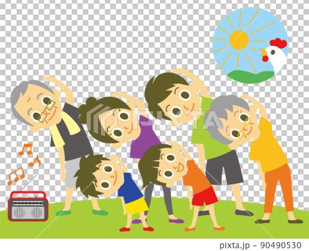 Two-family family radio calisthenics 90490530