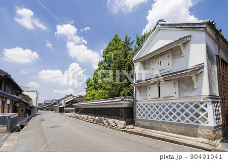 旧東海道　有松の町並み　土蔵   名古屋市　緑区 90491041