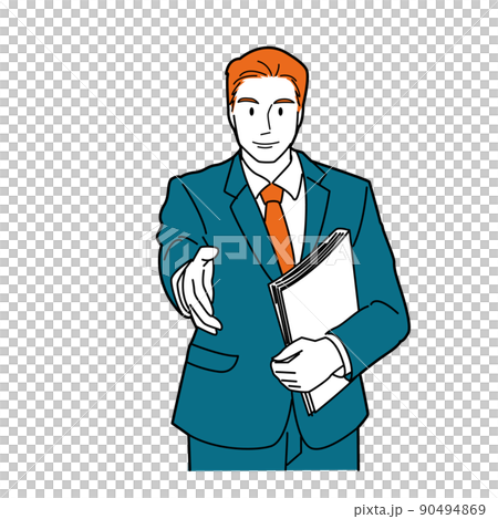 尋求握手的商人 尋求握手的商人 90494869