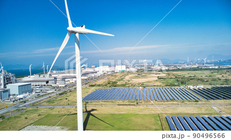 風力&太陽光発電 90496566
