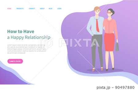 How Build Happy Relationships, Handsome Man Woman How Build Happy Relationships, Handsome Man Woman 90497880