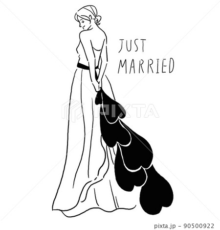 lady dress clipart black and white hearts