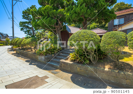 石川県 加賀橋立の町並み 石川県 加賀橋立の町並み 90501145