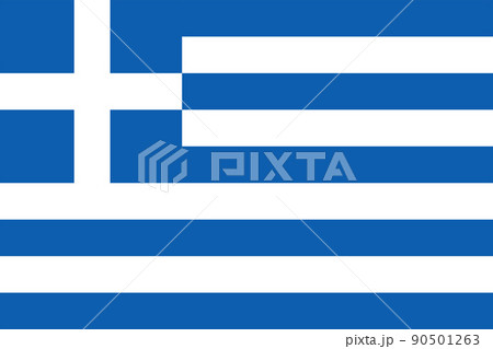世界の国旗、ギリシャ 90501263