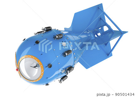 Atomic bomb, nuclear weapon. 3D rendering 90501434
