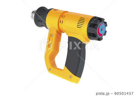Construction heat gun, 3D rendering Construction heat gun, 3D rendering 90501437