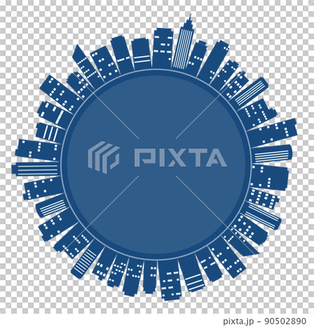 Business building frame illustration Business building frame illustration 90502890