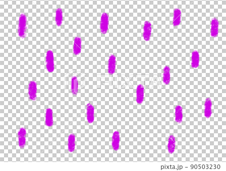 Rain Dots Shape and Line down Abstract Organic Hand Drawn Illustration 90503230