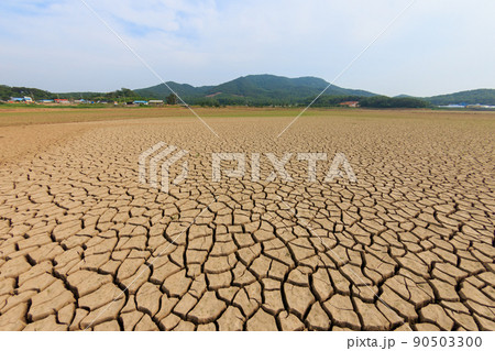 干ばつ 乾燥 割れ 90503300