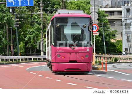 ＜東京都＞都電荒川線　飛鳥山付近 90503333