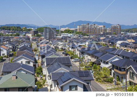住宅地の風景 住宅地の風景 90503568