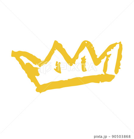 Icon in hand draw style. Drawing with wax crayons, children's creativity Icon in hand draw style. Drawing with wax crayons, children's creativity 90503868