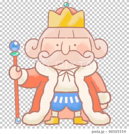 一個可愛的國王的插圖 一個可愛的國王的插圖 90505554