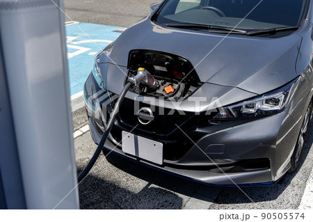 電気自動車　EV　充電　エコカー　SDGs 90505574