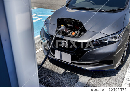 電気自動車　EV　充電　エコカー　SDGs 90505575