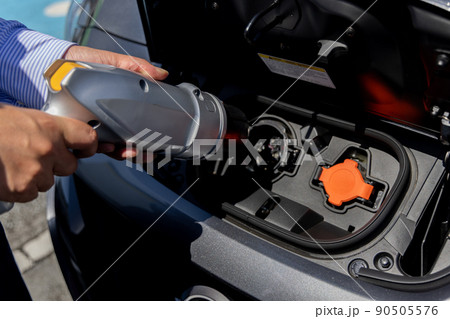 電気自動車　EV　充電　エコカー　SDGs 90505576