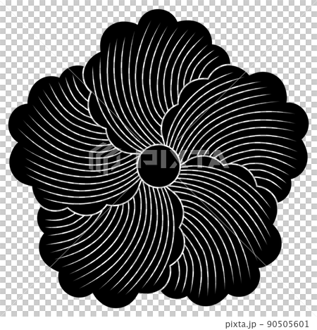 這是一個家族的徽章。它被稱為牡丹。 90505601