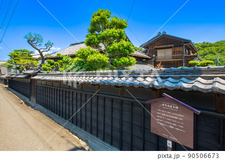 愛知県　知多岡田の町並み 90506673