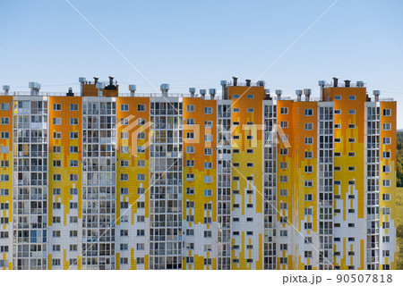 windows in an apartment building windows in an apartment building 90507818