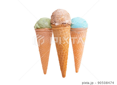 ice cream cone isolated 90508474