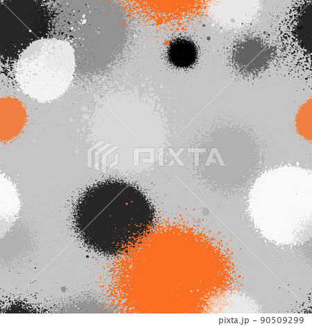 Graffiti spray paint seamless pattern. Vector illustration. Graffiti spray paint seamless pattern. Vector illustration. 90509299