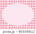 ピンクのチェック 90509812