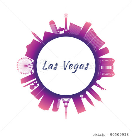 vegas skyline clipart